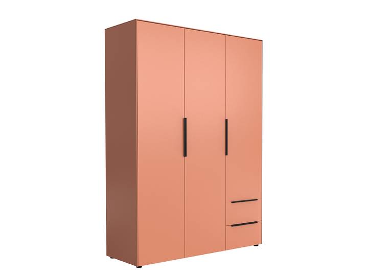 Drehtürenschrank 150cm Orange/Apricot
