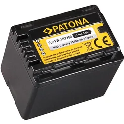 Patona Akku VBT380, 3560 mAh /3.6V (Kamera Akku), Kamera Stromversorgung, Schwarz
