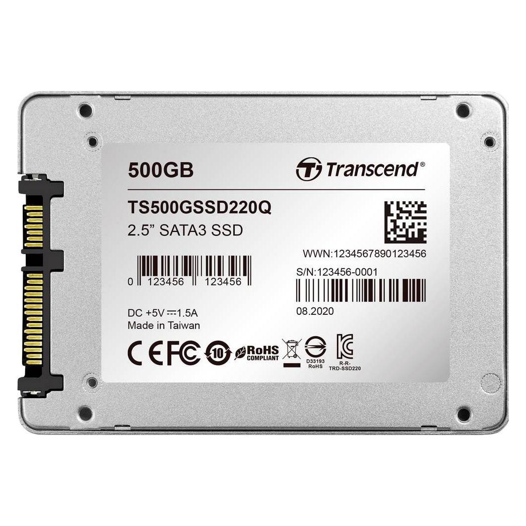 Transcend 220Q (500 GB, 2.5") (TS500GSSD220Q)