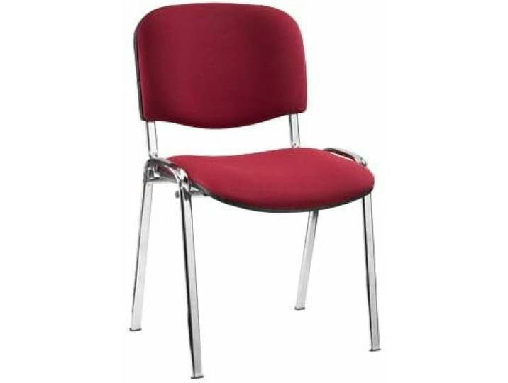 Nowy Styl Freischwinger 4 Besucherstühle Iso ISO CR 1.3 C29 bordeaux Stoff