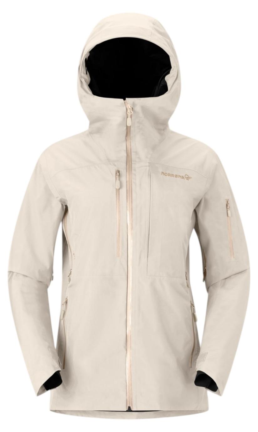 Norrøna Lofoten Gore-Tex Insulated Damen Skijacke mit Kapuze beige L