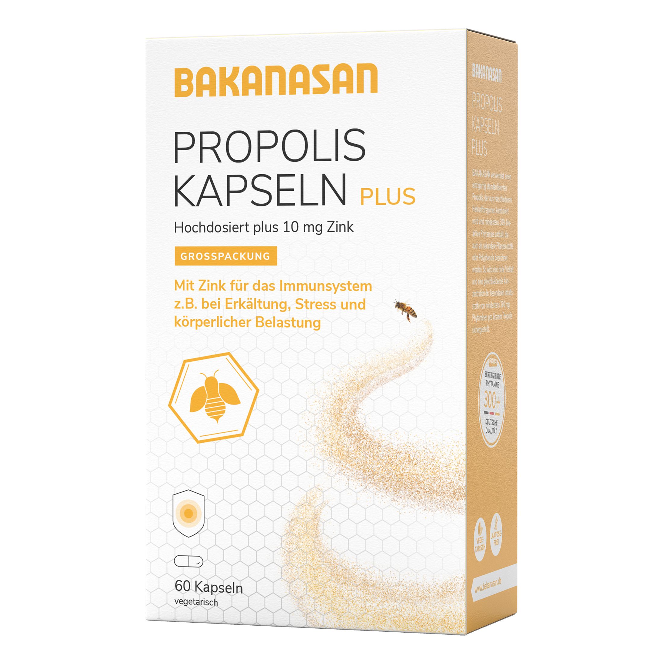Bakanasan Propolis Kapseln plus 60 St