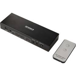 SpeaKa Professional SP-SWAP-500 KVM-Matrix-Switch mit Audio-Ports 3480 x 2160 Pixel Schwarz SP-13904372