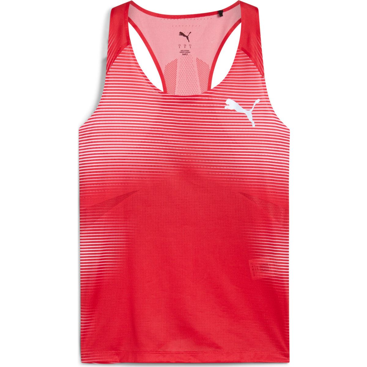 Puma W Cross The Line Ultraspun Singlet for all time red (05) M 527562-05-M