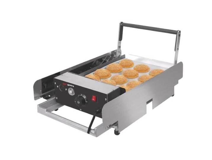 GGM Gastro HMEJ642 Elektrischer Hamburgerbrötchen Toaster - 2,2 kW