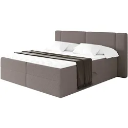 BOXBETT mit Matratze H3 - EVON - 160x200 cm Braun