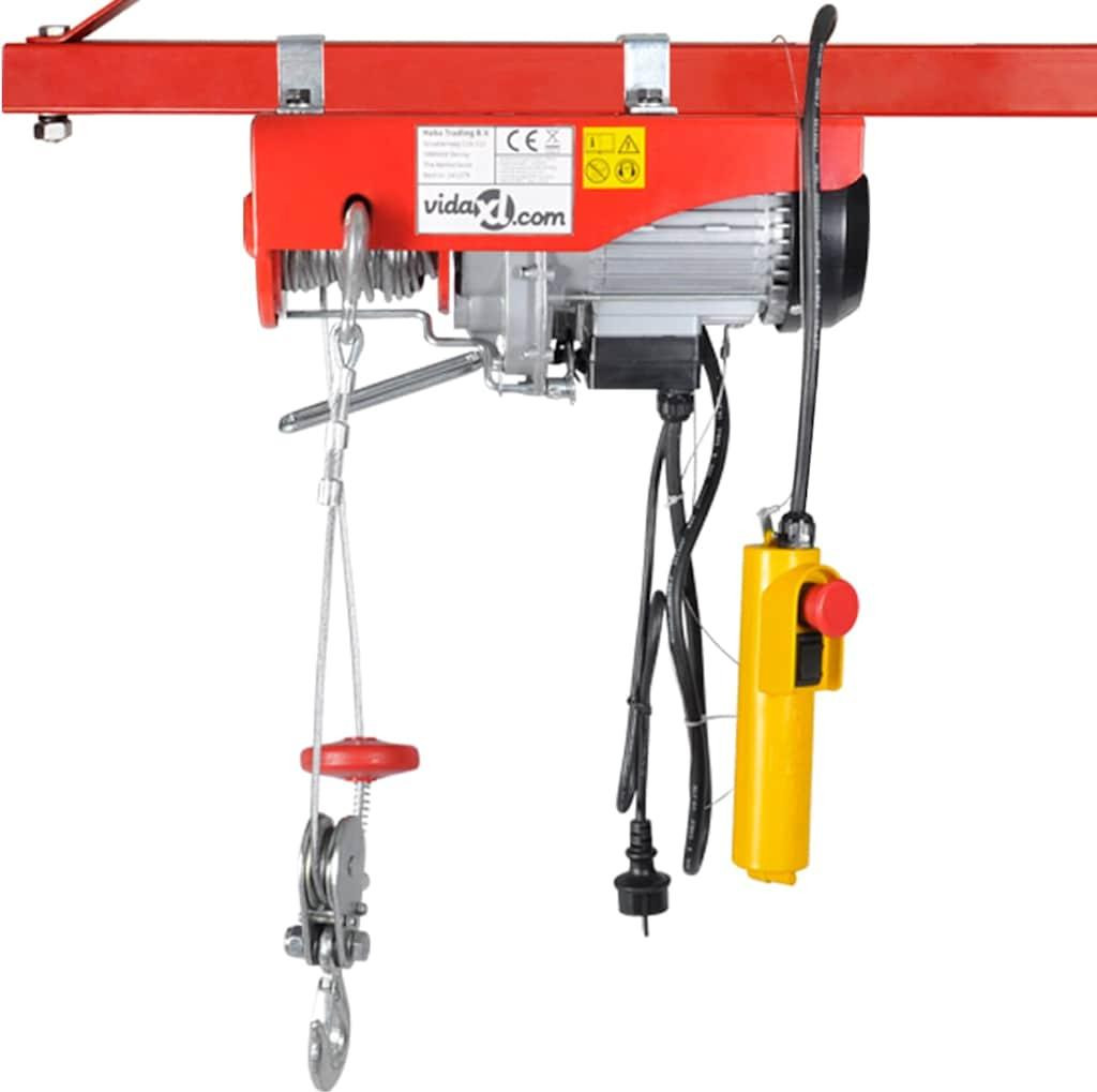 vidaXL Elektrische takel, 1000 W, 300/600 kg