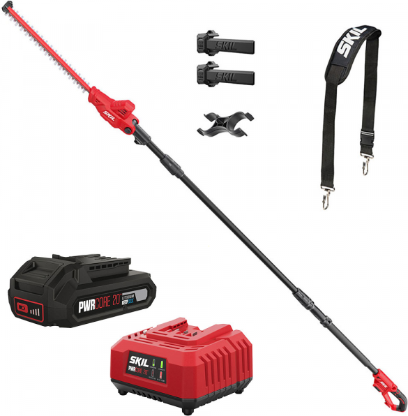 Skil 0640 CA - Akku-Heckenschere auf Teleskopstange - 20V/2.5Ah
