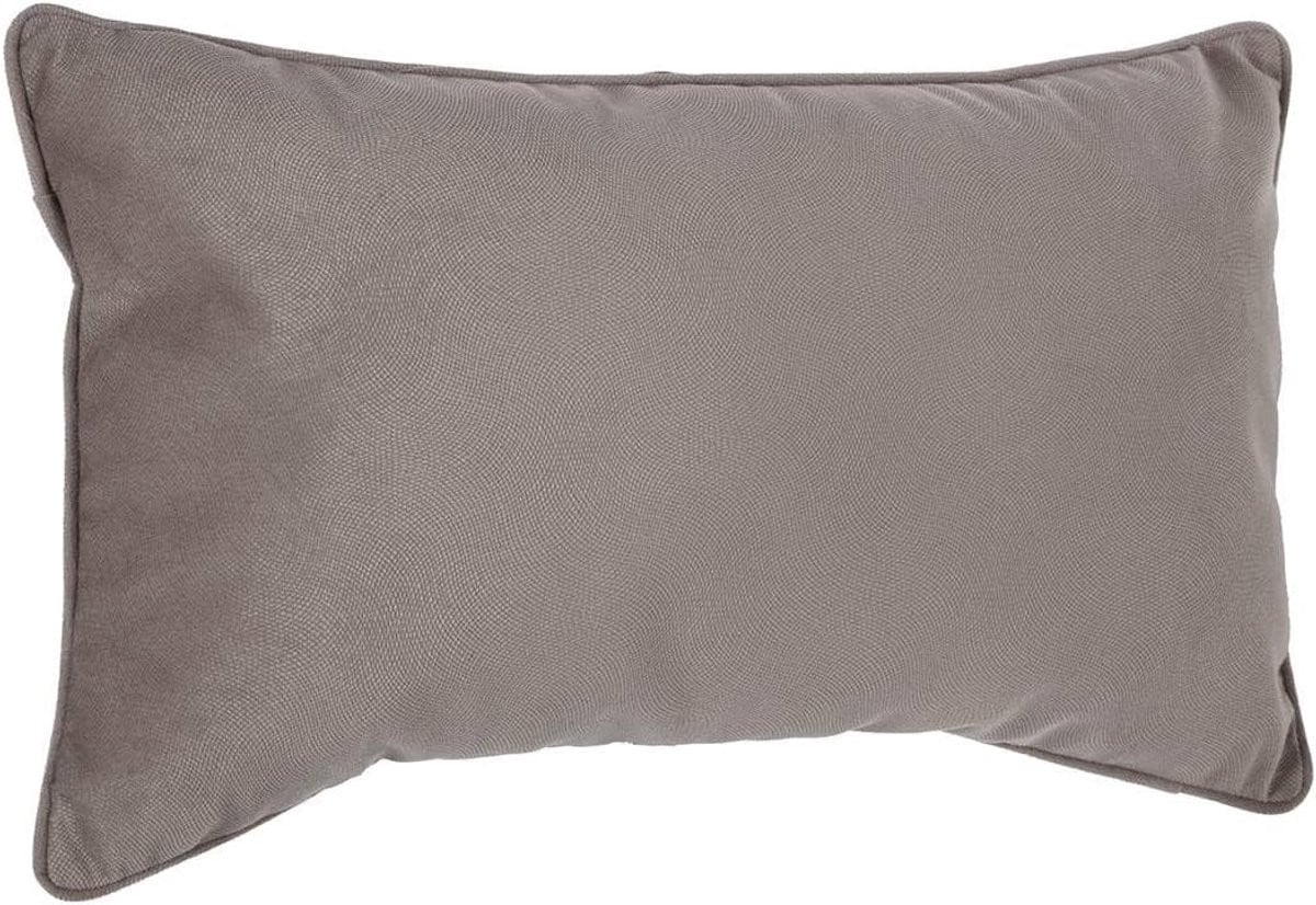Rechthoekig Sierkussen Effen Taupe Polyester 50x30 cm