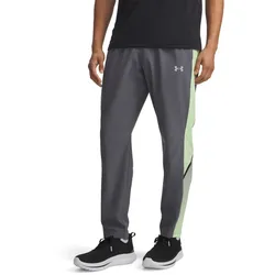 UNDER ARMOUR Velociti Storm wasserabweisende Laufhose Herren 026 - castlerock/lumos lime/reflective S