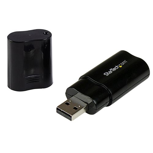 Startech Stereo Audio Adapter schwarz USB 2.0