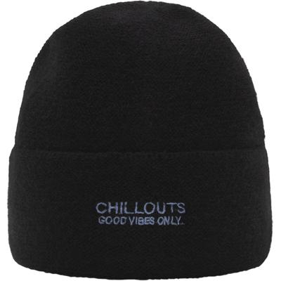 Beanie CHILLOUTS "Elio Hat", Damen, schwarz, Strick, Obermaterial: 100% Polyester, Mützen Beanie, Minimalistische Strickmütze für einen lässigen urbanen Look