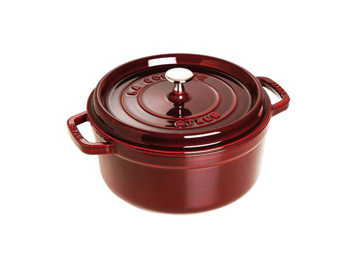 STAUB Cocotte ronde La Cocotte Staub fonte 5,2 L Rouge grenadine