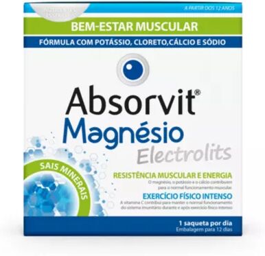 Absorvit Magnesio Electrolits Sobres 12x4g