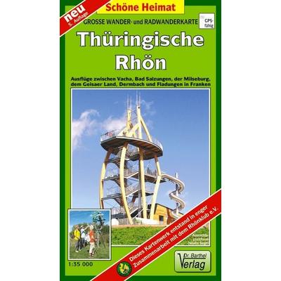 Große Radwander- und Wanderkarte Thüringische Rhön, Sonstige von Verlag Barthel, Barthel, A, 978-3-89591-134-7