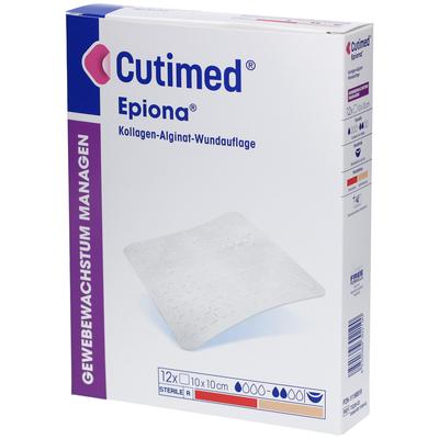 Cutimed Epiona 10x10 cm Wundauflage 12 St Kompressen