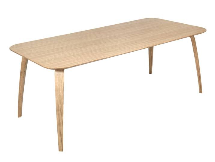 GUBI table rectangulaire DINING TABLE (Chêne - Bois)