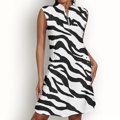 Damen Golfkleid Schwarz Ärmellos Sonnenschutz Tennis-Outfit Damen-Golfkleidung, Kleidung, Outfits, Kleidung