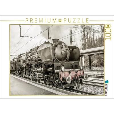 CALVENDO Puzzle Dampflokomotive 241 A 65 | 1000 Teile Lege-Größe 64x48cm Foto-Puzzle für glückliche Stunden