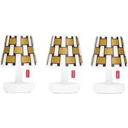 Cappie Mini Weave Gold Honey Lampenschirme für Lampen Edison The Mini 3 St.