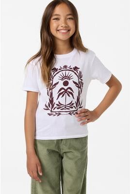 O'Neill s Framed Flora Angie T-Shirt in White, Size Large
