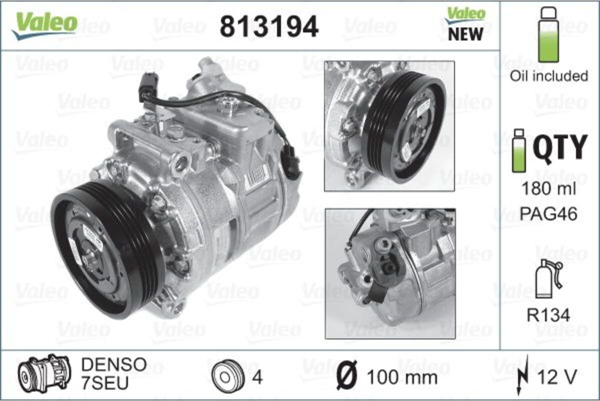 Klimakompressor VALEO CORE-FLEX VALEO 813194