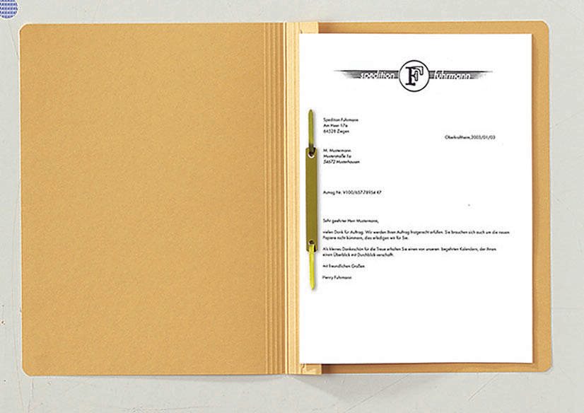 neutral Schnellhefter DIN A4 Recycling-Karton chamois 15079684