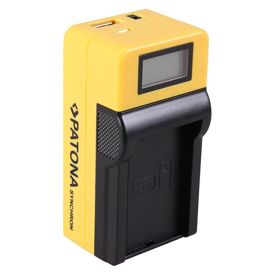 Patona Synchron USB Ladegerät f. ContourHD CT3650 CT-3650 mit LCD-Display (Kamera Akku Ladegerät) (34354899)