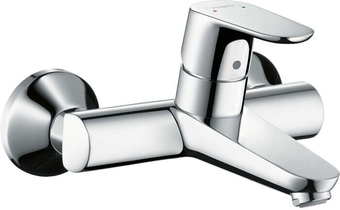 Hansgrohe Focus Waschtisch-Wand-Einhebelmischer 31923000 chrom, Ausladung 180mm