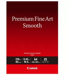 Canon FA-SM 2 Premium FineArt Smooth A 4, 25 Blatt, 310 g (310 g/m2, A4, 25 Stk.), Fotopapier, Weiss