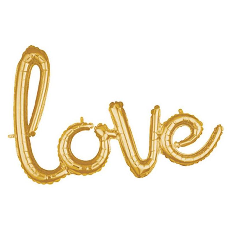 Amscan FB Satz Love gold x (20298063)