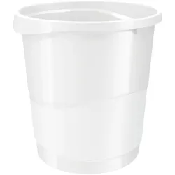 Leitz Papierkorb, Abfalleimer, Weiss