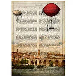 POSTER Valladolid A4 Schwarzer Rahmen