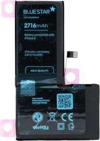 Bluestar vervangingsaccu compatibel met iPhone X, 2716mAh Li-ion