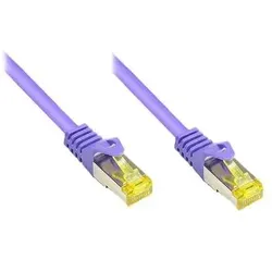 Alcasa 1m Cat7 S/FTP Netzwerkkabel Violett S/FTP (S-STP)