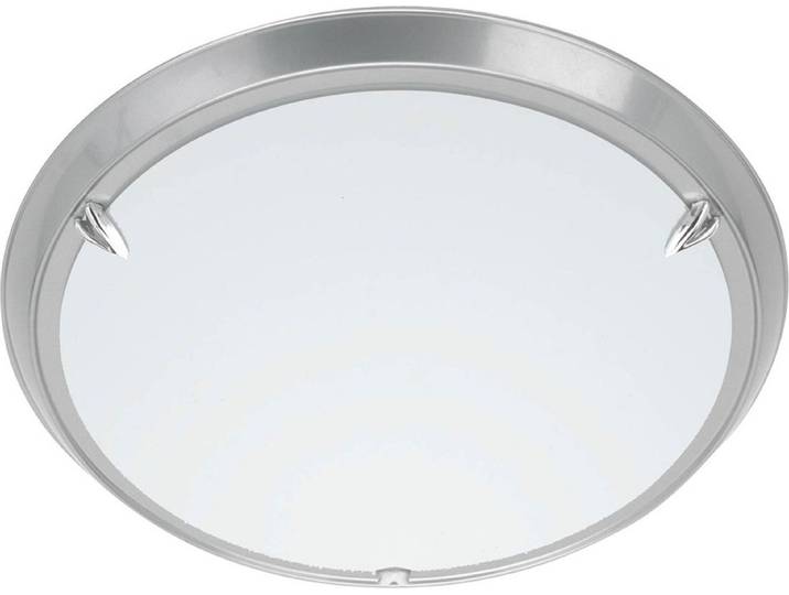 Applique et plafonnier Brilliant Livorno Ø29 cm En verre & plastique En titane
