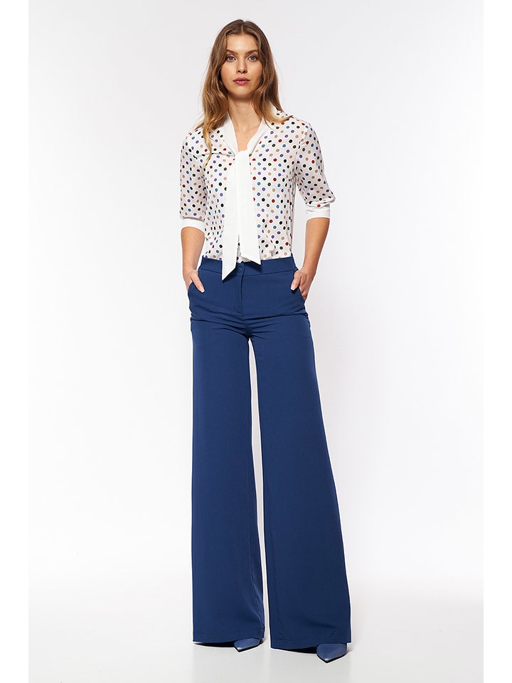 Nife Marlenehose in Blau - 40