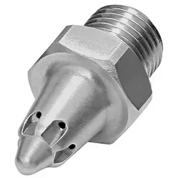 Lärmarme Runddüse, G 1/4 AG, Aluminium, Düsen-Außen-ø 11 mm (30.206)