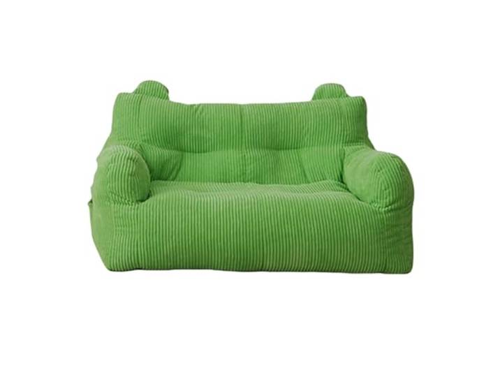 Xumh2024-3 Sitzsack Doppelter Lazy-Sofa-Sitzsack for kleine Wohnzimmer-Liege-Loungesessel(Green)