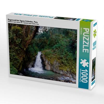 CALVENDO Puzzle Regenwald bei Aguas Calientes, Peru | 1000 Teile Lege-Größe 64x48cm Foto-Puzzle für glückliche Stunden