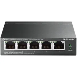 TP-Link TL-SF1005LP 5-Port 10/100Mbps Desktop Switch mit 4-Port PoE