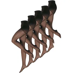 NUR DIE Damen Feinstrumpfhose Goodbye Laufmaschen 20 DEN 5