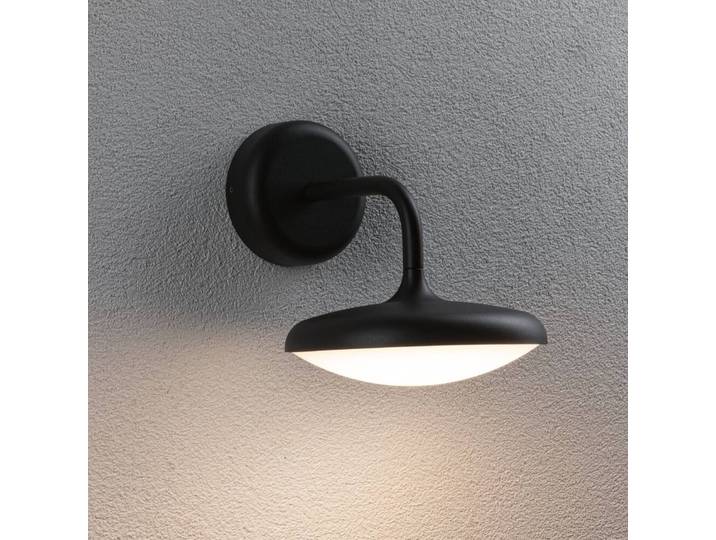 Paulmann LED Außenwandleuchte Nostro, schwarz, Aluminium