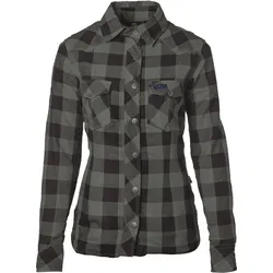 GMS-Moto Jaguar, Bluse/Textiljacke Damen - Schwarz/Dunkelgrün - XS