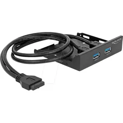 DELOCK 63994 - Front Panel 3.5" 2x USB 3.0 (Pfostenbuchse)
