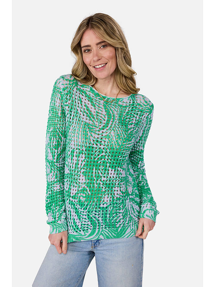LIEBLINGSSTÜCK Pullover "Lillemon" in Grün - 40