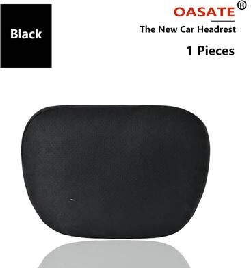 Uplift Picks OASATE Maybach Style Car Headrest Neck Support Pillow Set black 1 Pc