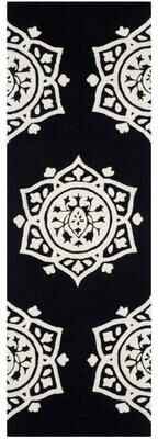 SAFAVIEH Handmade Bella Abby Modern Floral Wool Rug