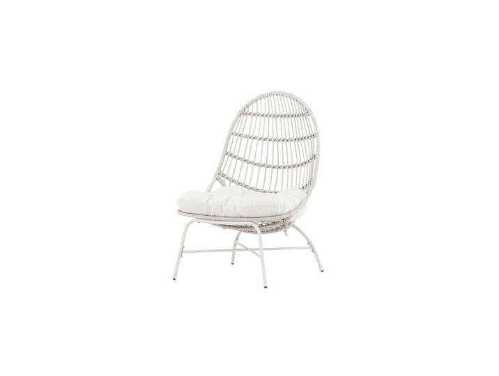Gardenson Loungesessel, Beige, Metall, zylindrisch, 69x94x73 cm, Loungemöbel, Loungesessel
