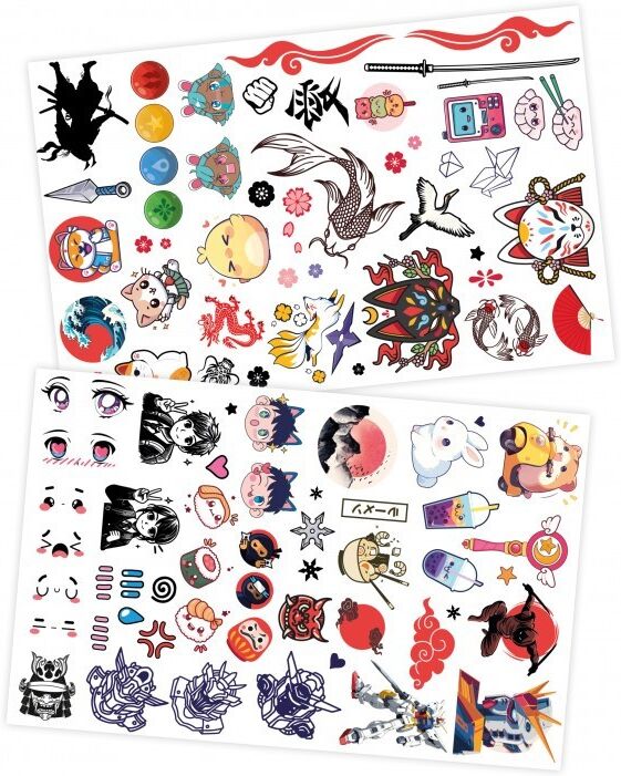 Buki France 75 tattos Lavables Manga - Buki